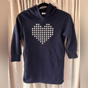 GAP Navy Hoodie with Star Heart Design